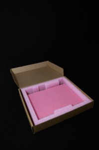 Foam insert in custom mailer